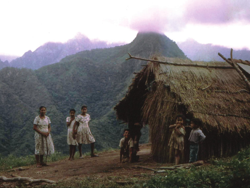 The view from Estaquio’s modest home is dramatic.