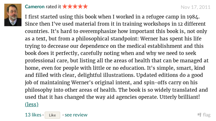 Goodreads review.