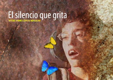 Matias ha escrito un libro inspirador sobre su vida y su mundo, llamado, "El Silencio que grita". Esta imagen muestra la portada de su libro en la versión ecuatoriana