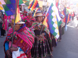 Los pueblos indígenas de varios países estaban fuertemente representados en la Asamblea.