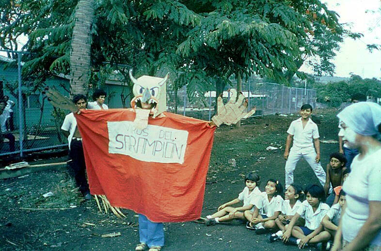 20. En ese momento reaparece el Monstruo del Sarampión.