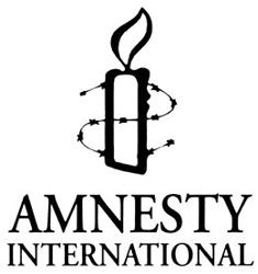 Amnesty International logo.