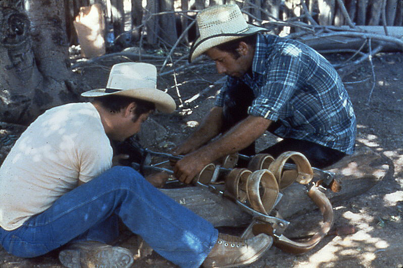 Roberto Fajardo teaches the father of a boy with polio how to repair and lengthen his child’s brace. By learning to do this himself, the father becomes more self-sufficient in meeting his son’s needs (and needs to spend less).