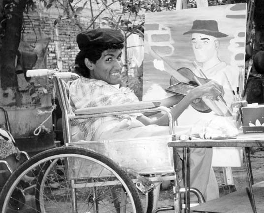 This photo of Sósimo in his late teens reflects his combination of artistic ability, self-determination, and his radiant joy in the creative process. I wish all children with muscular dystrophy, and their parents, could have a chance to know and learn from Sósimo and his family.