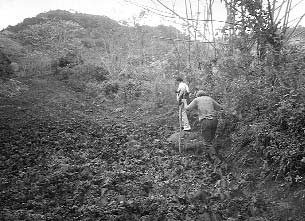 Martin Reyes and David Werner slog through miles of mud to arrive at Los Chavalitos.