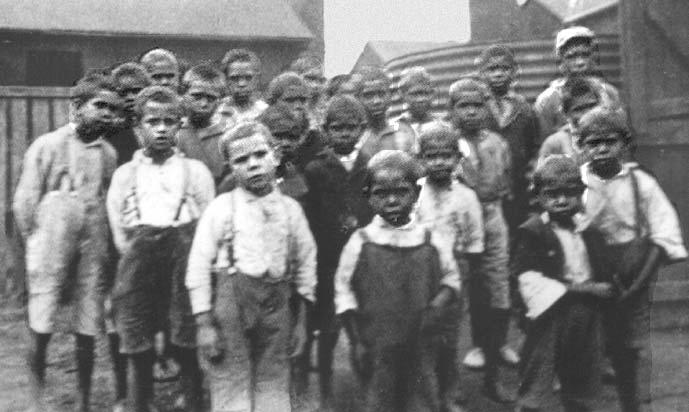 Kinchela Boys Home, New South Wales, c 1940s. These boys of the ‘Stolen Generation’ are a few of the thousands of Aboriginal children confiscated from their parents and communities.