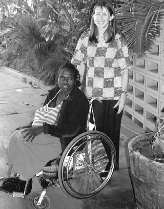 Robyn Glen and Christine (seated) have traveled to different countries to bring the concept and methods of CBR back to rural Australia.