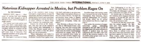 The New York Times reports on Mexico’s wave of kidnappings (June 7, 2002)