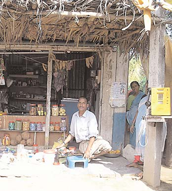 Venkatesham at his shop.