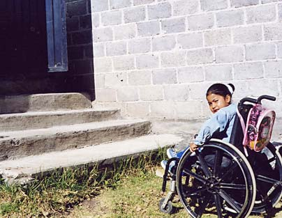 Still another problem was that Magali’s home had steps that made it hard for her to get into and out of the house.