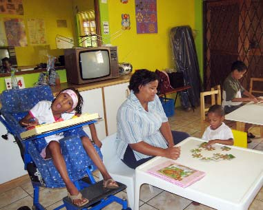 Some of the APD centers provide a wide range of services including early stimulation and special education.