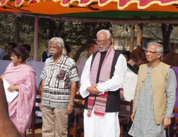 Dignitaries at the anniversary event.