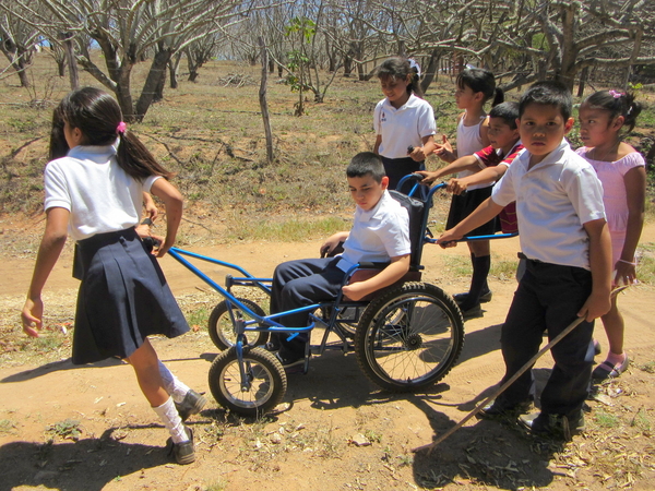 Perhaps the best thing about the spider-mobile is that it has helped bring Tonio and his classmates together in a shared, fun, and adventurous way.