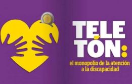 The fundraising logo of Teletón, which uses telemarketing, aimed largely at corporate Mexico.