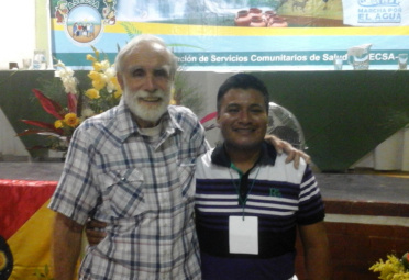 Werner Obeniel and David Werner at ASECSA Seminar, Chimltenango, Guatemala, July 2016.