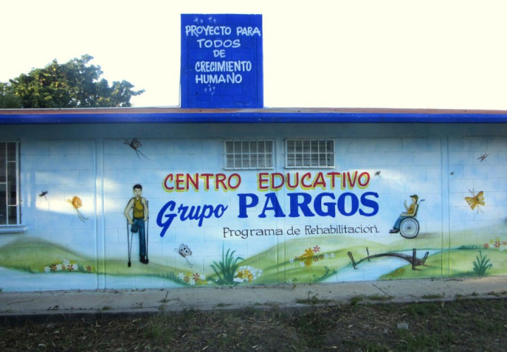Grupo Los Pargos, a cooperative started 20 years ago by families of disabled children, is now managed by the grownup children themselves. For a while they loaned part of their artistically-decorated center to Habilítate, to set up its special seating workshop and to conduct Child-to-Child training activities.