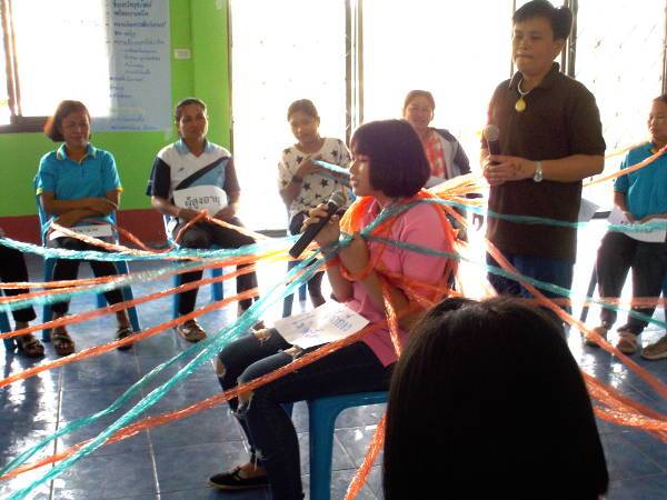 With all the mean comments coming from family members, teachers, counselors, and community leaders, even the social worker playing the role of the pregnant schoolchild began to look miserable and distraught. 