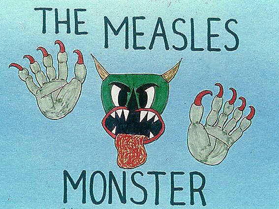 1. The Measles Monster, a street skit alerting people of the health-protecting importance of vaccines. 
